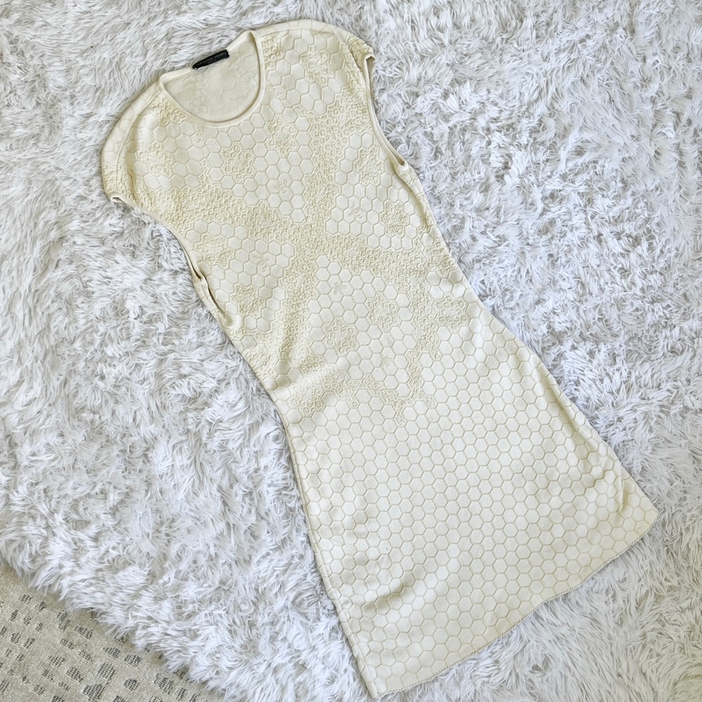 Alexander McQueen Honeycomb Bumblebee Dress Size Small